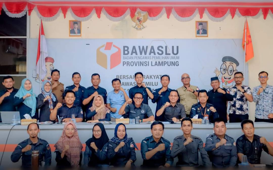Bawaslu Lampung Tengah hadiri  Rapat Persiapan Pengembangan Aplikasi Data Center Pengwasan Pemilu Tahun 2024