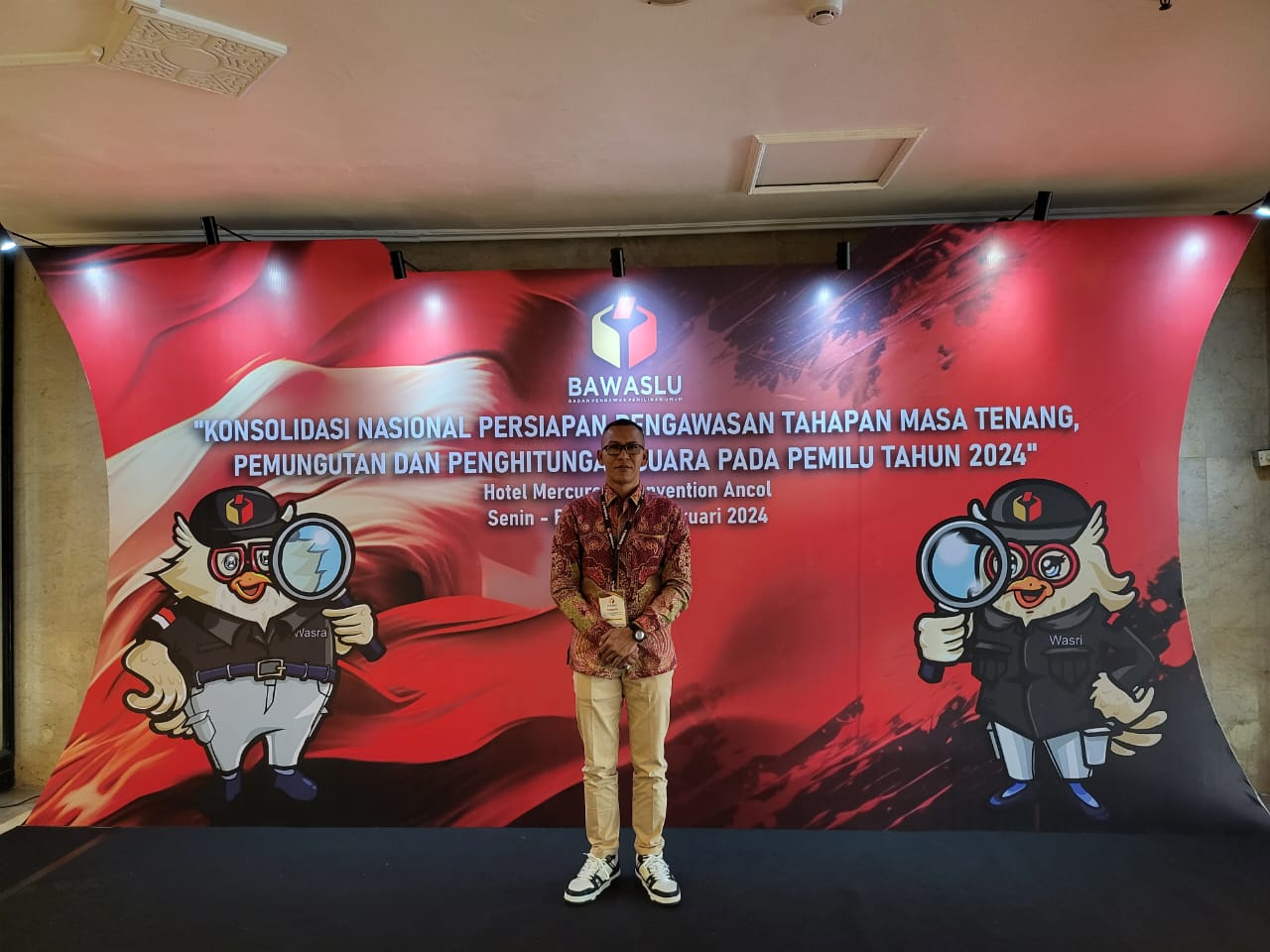 KETUA BAWASLU LAMPUNG TENGAH HADIRI KONSOLNAS DI JAKARTA