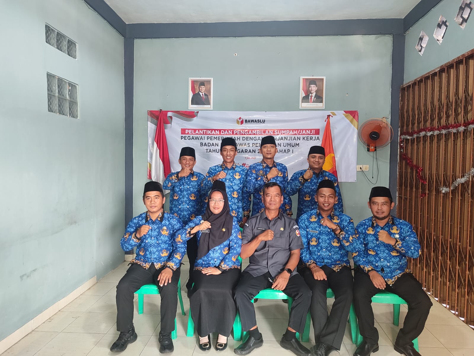 Pelantikan dan Pengambilan Sumpah/Janji PPPK Bawaslu Lampung Tengah Tahun Anggaran 2024