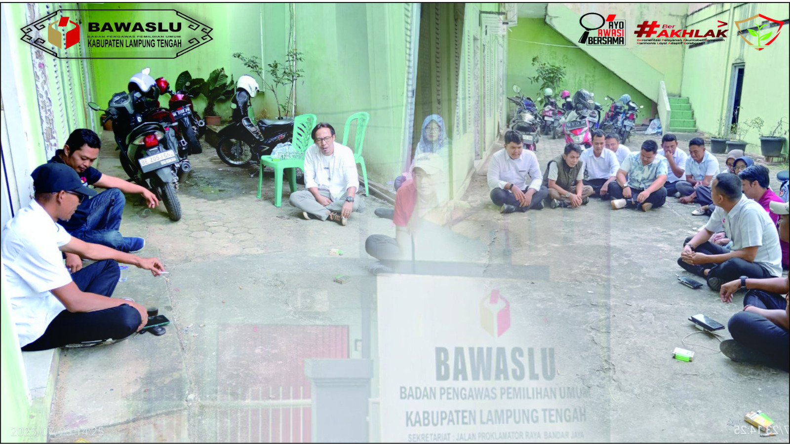 PENTINGNYA MENJAGA EKSISTENSI KELEMBAGAAN, BAWASLU KABUPATEN LAMPUNG TENGAH BAHAS PROGRAM KERJA SELAMA MASA NON-TAHAPAN