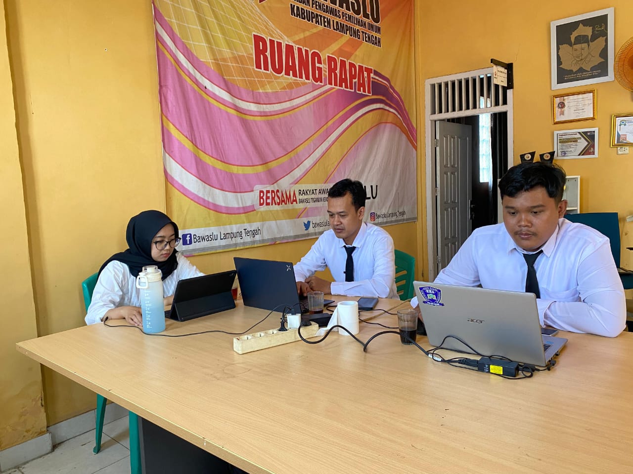CPNS BAWASLU LAMPUNG TENGAH IKUTI PELATIHAN DASAR SECARA DISTANCE LEARNING