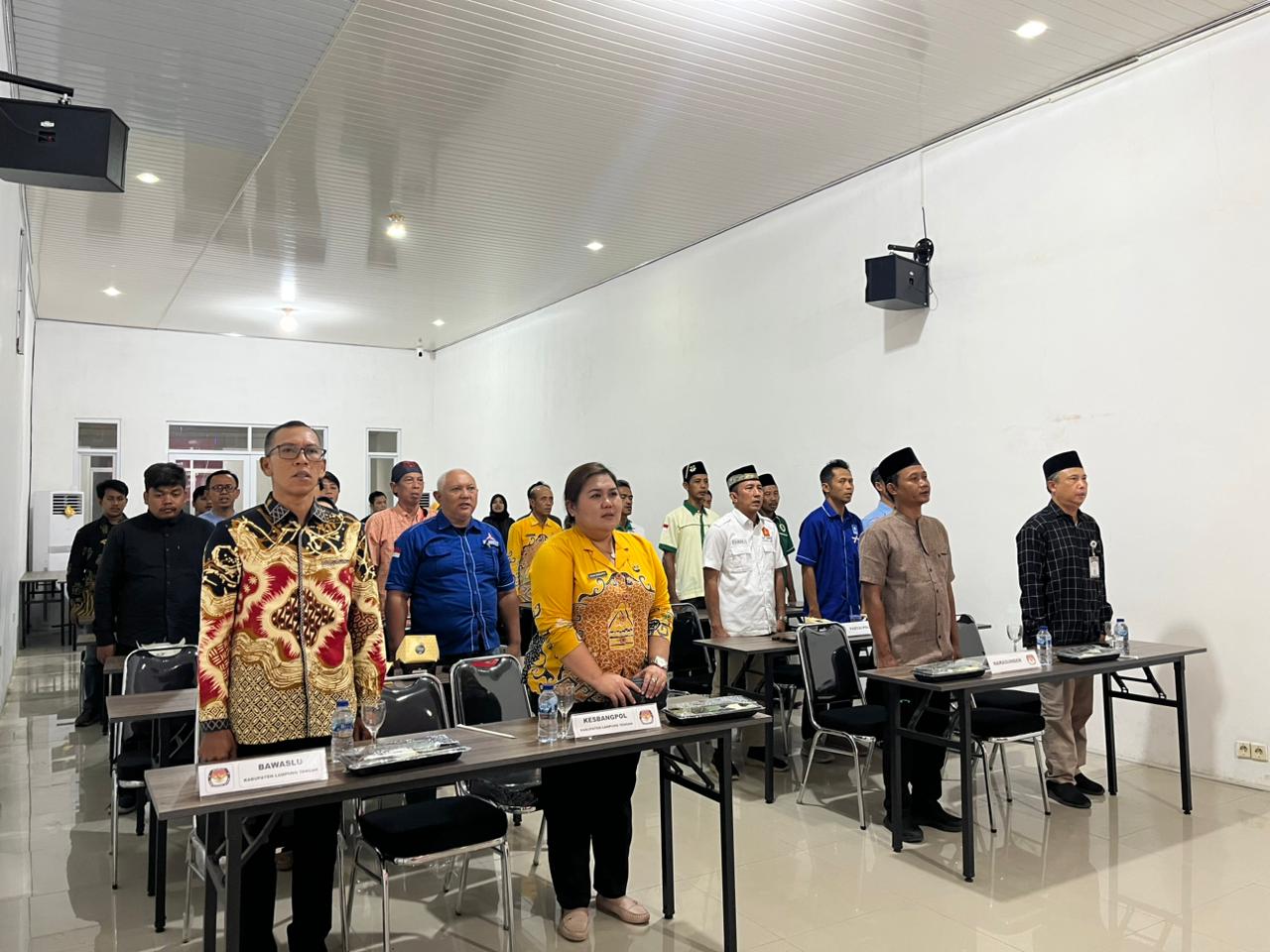 KETUA BAWASLU LAMPUNG TENGAH HADIRI FGD EVALUASI SISTEM PEMILU DAN PENATAAN DAPIL