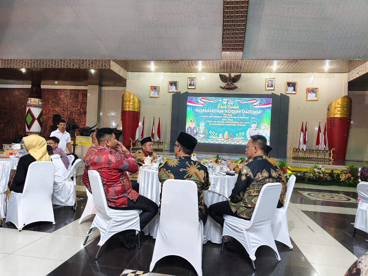 Bawaslu Kabupaten Lampung Tengah Hadiri Acara Pisah Sambut Komandan Kodim 0411/KM