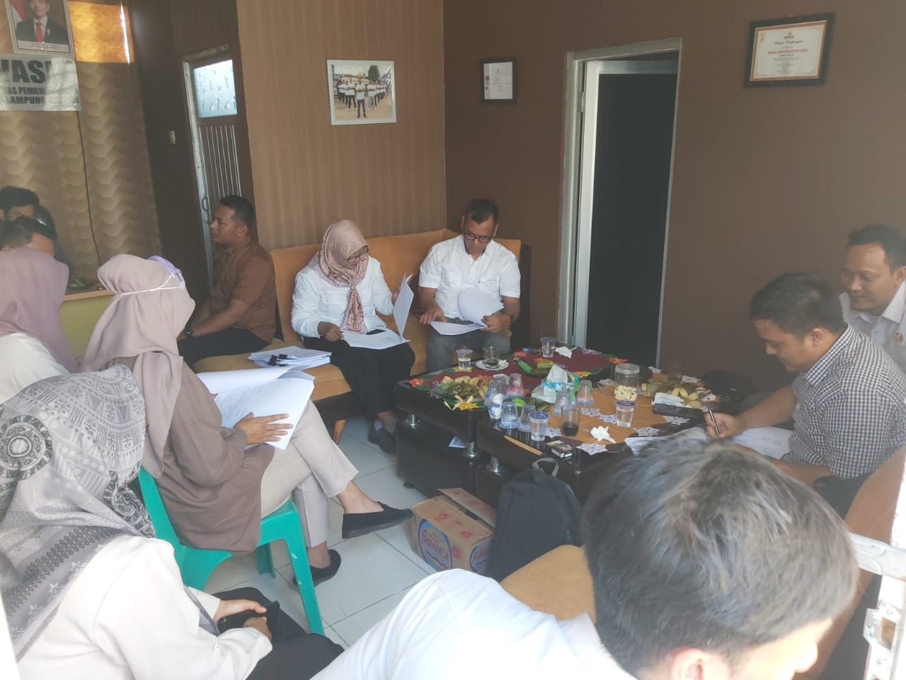 JAJARAN SEKRETARIAT BAWASLU LAMPUNG TENGAH GELAR RAPAT KOORDINASI INTERNAL KINERJA BAWASLU KABUPATEN LAMPUNG TENGAH