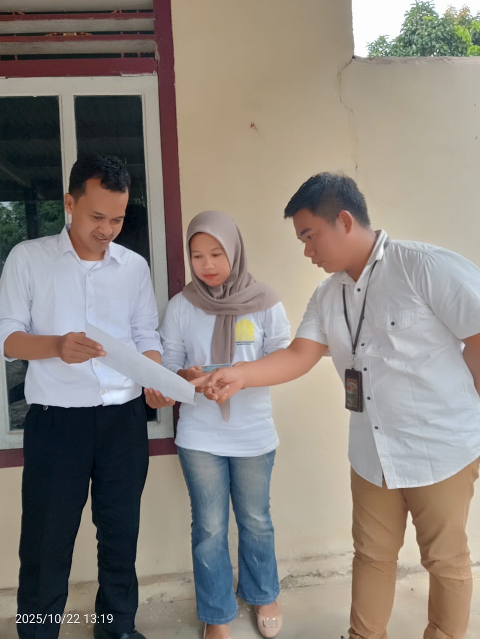 BAWASLU LAMPUNG TENGAH LAKSANAKAN UJI PETIK DATA PEMILIH BERKELANJUTAN DI KAMPUNG BANGUN REJO