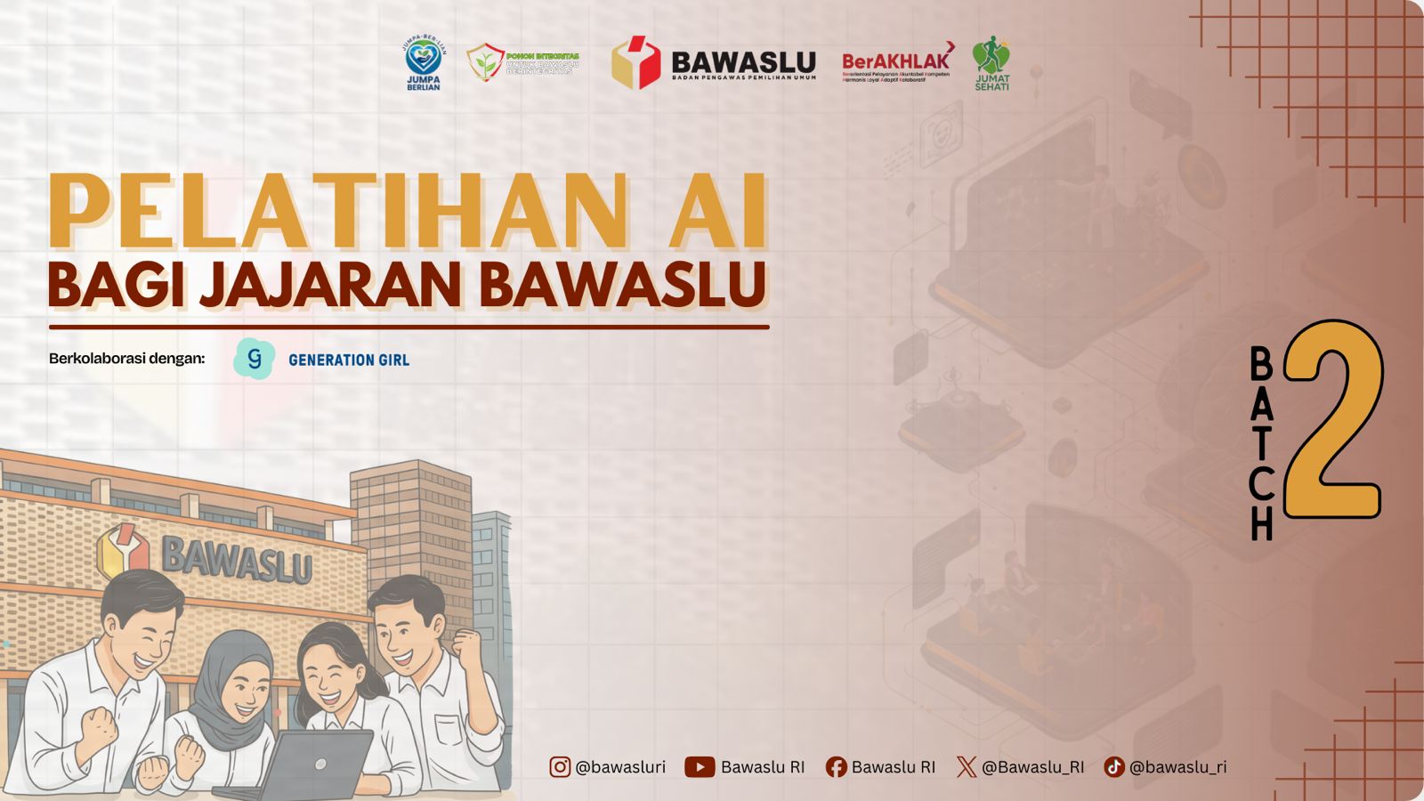 SIAP HADAPI TANTANGAN TEKNOLOGI, BAWASLU LAMPUNG TENGAH DALAMI PEMANFAATAN AI DALAM PENGAWASAN PEMILU