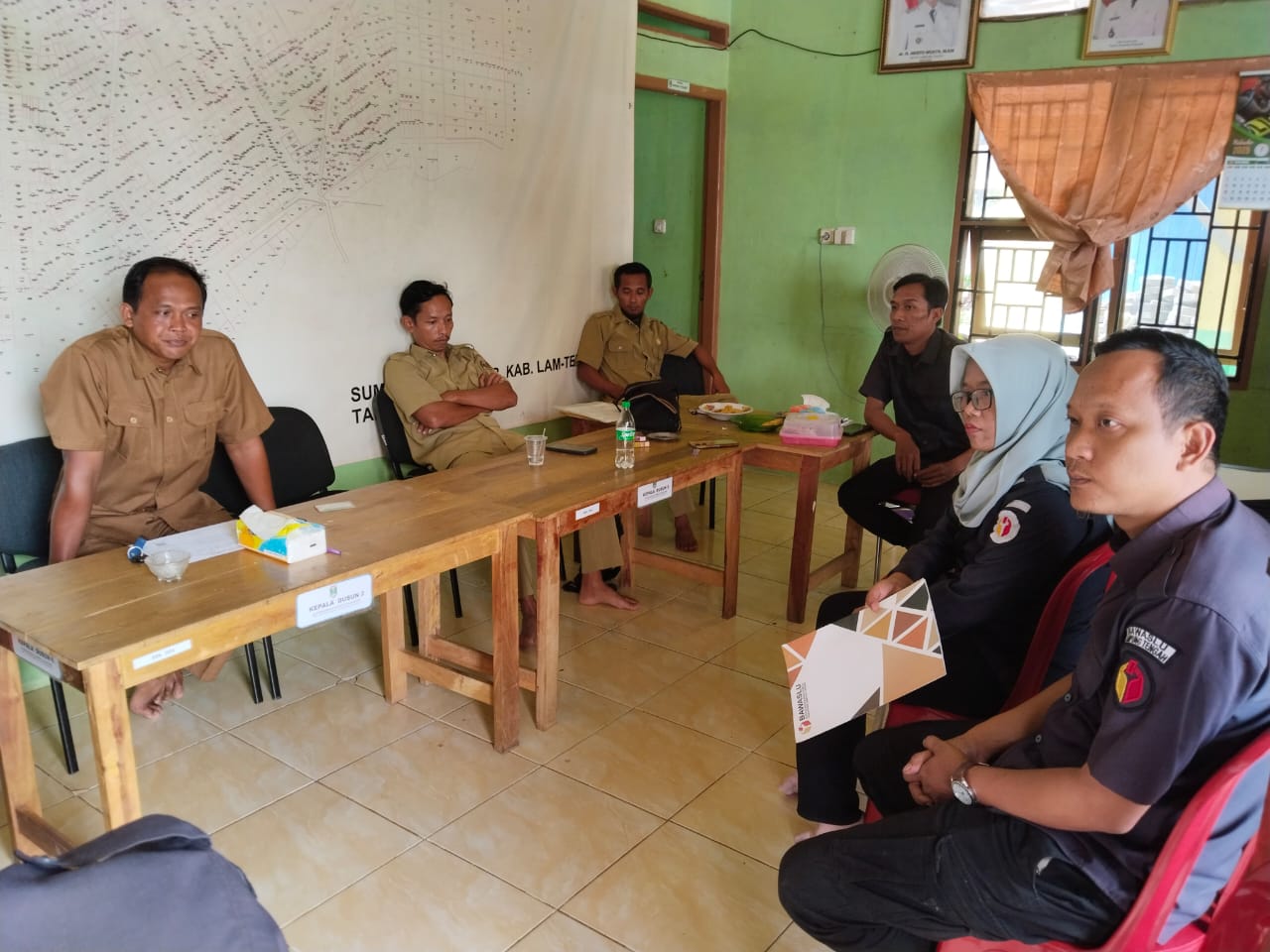 Bawaslu Lampung Tengah Laksanakan Pengawasan Uji Petik PDPB Triwulan IV di Kecamatan Punggur