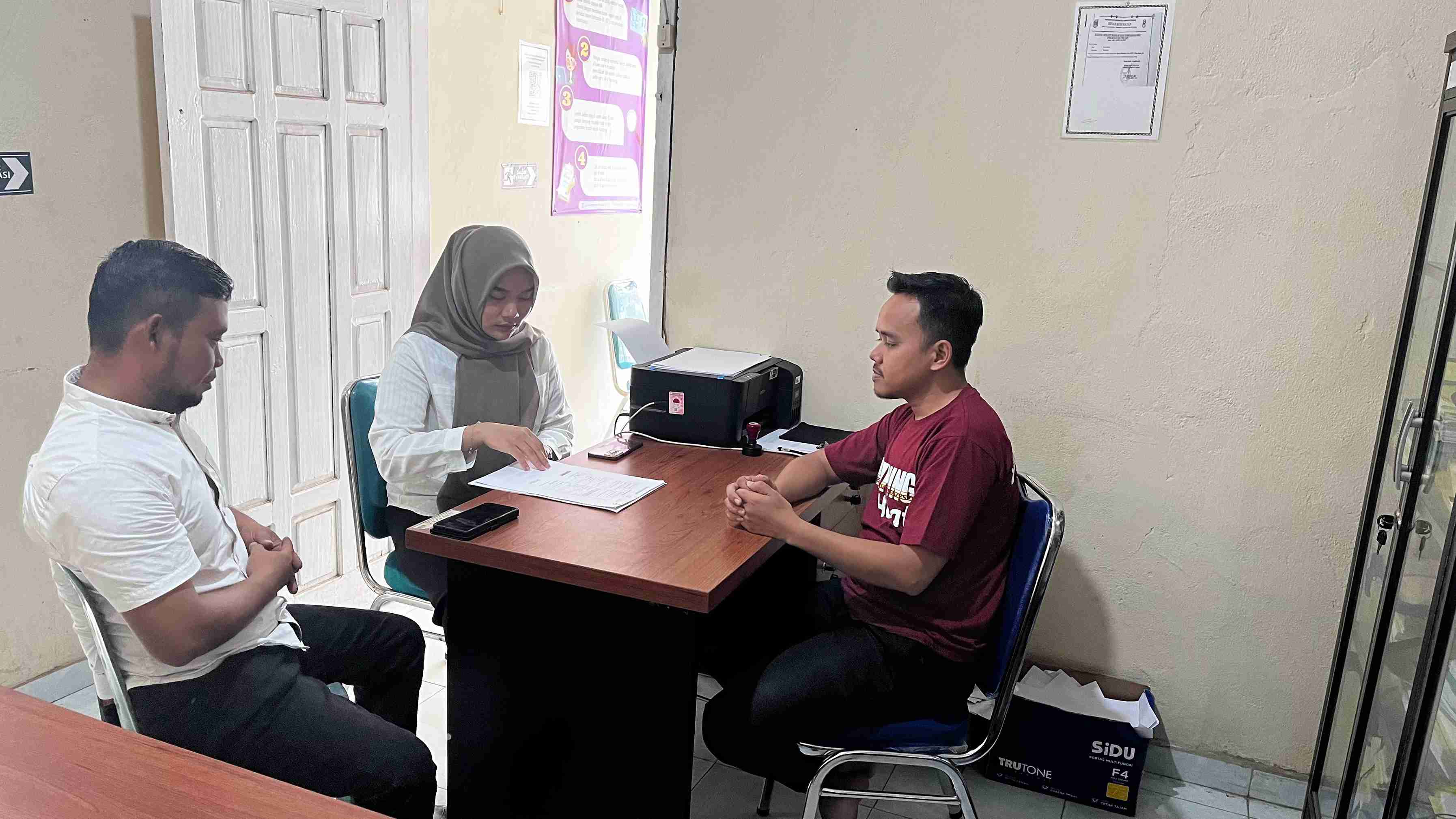 Bawaslu Lampung Tengah Laksanakan Pengawasan Uji Petik PDPB Pasca Penetapan Triwulan IV di Kampung Pujo Kerto dan Pujo Dadi