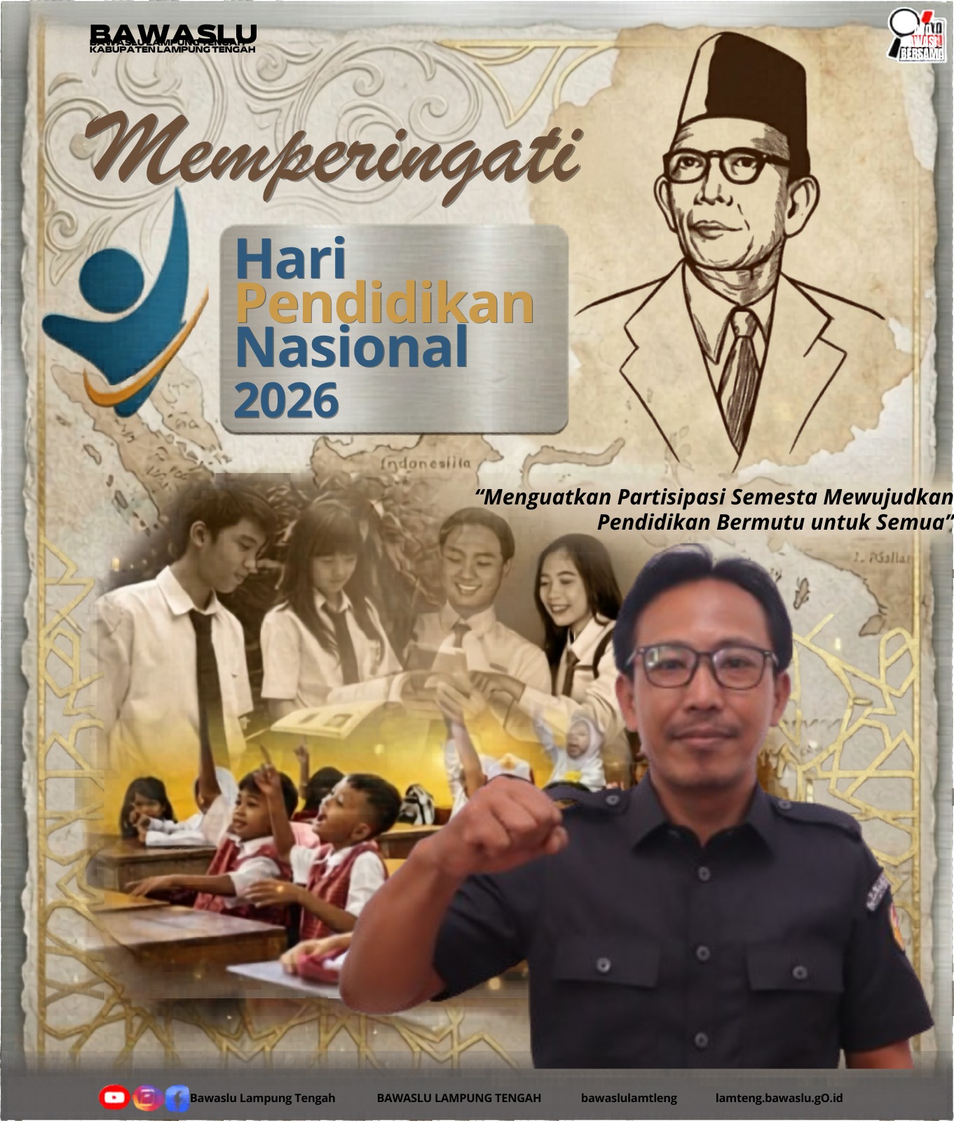 Heru Sando Ucapkan Selamat Hardiknas 2 Mei 2026