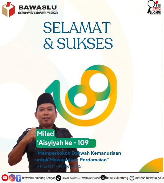 Koordinator Divisi Humas dan Parmas Bawaslu Lampung Tengah Apresiasi Kiprah ‘Aisyiyah