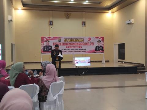 Sambutan Kapolres Lampung Tengah