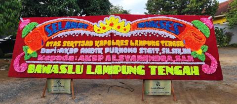 Ketua Bawaslu Kabupaten Lampung Tengah, Yuli Efendi, S.H., menghadiri acara pisah sambut pejabat kepolisian setempat