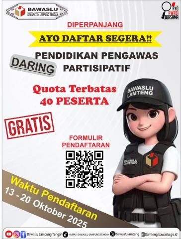 Pengumuman Perpanjangan Pendaftaran P2P