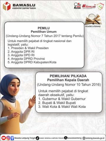 PERBEDAAN PEMILU DAN PILKADA BERDASARKAN UNDANG-UNDANG