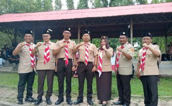 Yuli Efendi,S.Pd.I.,S.H dan Tengah Harmono, S.H.I, hadiri kegiatan Camp Demokrasi Saka Adhyasta Lampung 2024 yang digelar di Tabek Indah Resort