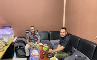 Ketua Bawaslu menerima kunjungan Ketua Bawaslu Provinsi Lampung