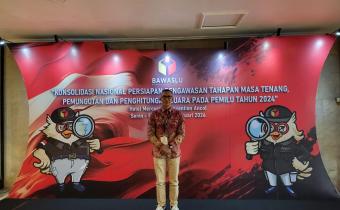 KETUA BAWASLU LAMPUNG TENGAH HADIRI KONSOLNAS DI JAKARTA