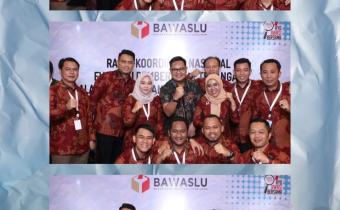 BAWASLU LAMTENG HADIRI RAKORNAS EVALUASI PEMBERIAN KETERANGAN DALAM PERSELISIHAN HASIL PEMILIHAN UMUM TAHUN 2024 DI LOMBOK RAYA HOTEL KOTA MATARAM PROVINSI NUSA TENGGARA BARAT