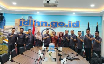 Kordiv Hukum Bawaslu Lampung Tengah Wahid Tedi Kristiandi beserta staf mengikuti Studi Banding Pengelolaan JDIH di Badan Pembinaan Hukum Nasional (BPHN) Kementerian Hukum dan HAM Republik Indonesia