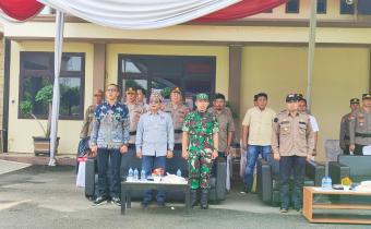 Ketua Bawaslu Lampung Tengah hadiri  Pembetukan Satgas Kuat Polres Lampung Tengah tahun 2024