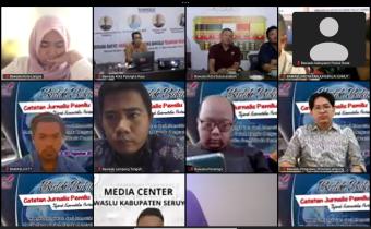 Refleksi Jurnalisme Pemilu: Bawaslu Lampung Tengah Ikut Bedah Buku “Catatan Jurnalis Pemilu”