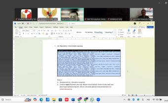 Tingkatkan Efektivitas Pengawasan, Bawaslu Lampung Tengah Ikuti Evaluasi Pengisian Form Pencegahan Online