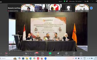 KICK OFF ORIENTASI PPPK BAWASLU TAHUN 2025 BAWASLU KABUPATEN LAMPUNG TENGAH IKUTI KEGIATAN SECARA DARING