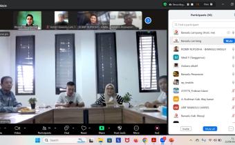 BAWASLU KABUPATEN LAMPUNG TENGAH MENGIKUTI RAPAT PEMBAHASAN TINDAK LANJUT GAKKUMDU AWARD 2025 DAN PENYUSUNAN BUKU PENANGANAN PELANGGARAN PEMILIHAN 2024