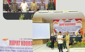 BAWASLU LAMPUNG TENGAH GELAR RAKOR EVALUASI PENGAWASAN PEMILIHAN 2024 BERSAMA STAKEHOLDER