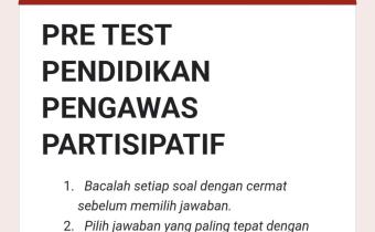 PESERTA P2P DARING LAMPUNG TENGAH IKUTI PRE-TEST SESUAI JADWAL BAWASLU PROVINSI LAMPUNG