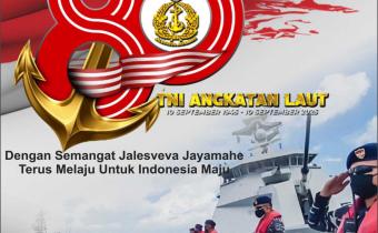 Bawaslu Lampung Tengah Ucapkan Dirgahayu TNI Angkatan Laut
