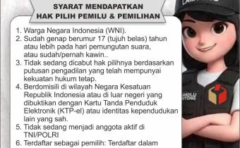 SYARAT MENGGUNAKAN HAK PILIH DALAM PEMILU: MEMAHAMI KETENTUAN UNDANG-UNDANG NOMOR 7 TAHUN 2017