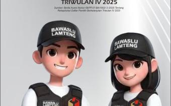 Bawaslu Lampung Tengah Sajikan Infografis Hasil Pengawasan Pemutakhiran Data Pemilih Berkelanjutan Triwulan IV Tahun 2025