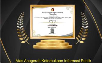 Bawaslu Lampung Tengah Ucapkan Selamat kepada Bawaslu Provinsi Lampung atas Predikat Informatif Anugerah Keterbukaan Informasi Publik 2025