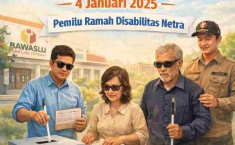 Bawaslu Lampung Tengah Ucapkan Selamat Hari Braille Sedunia 4 Januari 2025
