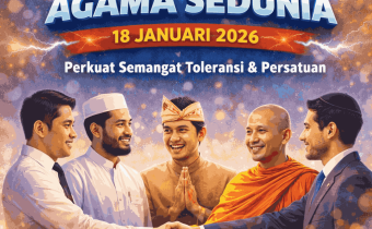 Bawaslu Kabupaten Lampung Tengah Ucapkan Selamat Hari Agama Sedunia 18 Januari 2026, Perkuat Semangat Toleransi dan Persatuan