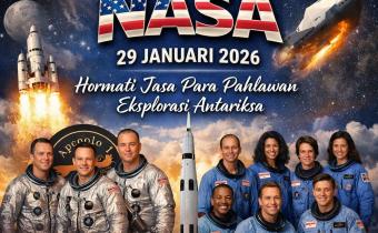 Bawaslu Lampung Tengah Ucapkan Selamat Hari Peringatan NASA 29 Januari 2026, Hormati Jasa Para Pahlawan Eksplorasi Antariksa