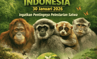 Bawaslu Kabupaten Lampung Tengah Sampaikan Selamat Hari Primata Indonesia, Ingatkan Pentingnya Pelestarian Satwa