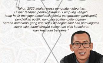 Bawaslu Lampung Tengah Konsisten Jaga Demokrasi di Masa Non-Tahapan Pemilu Tahun 2026