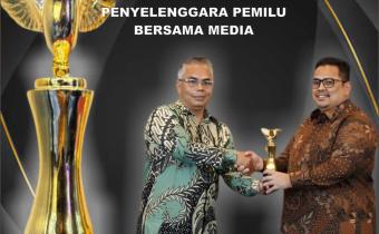 Bawaslu Lampung Tengah Ucapkan Selamat kepada Bawaslu RI atas Anugerah Kolaborasi Strategis Penyelenggara Pemilu Bersama Media