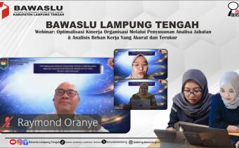 Bawaslu Lampung Tengah Ikuti SAPA ORTALA, Perkuat Fondasi Kinerja melalui Anjab dan ABK yang Akurat dan Terukur