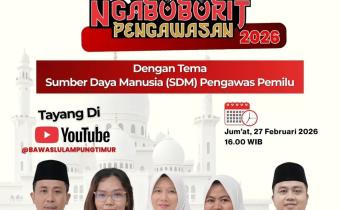Bawaslu Kabupaten Lampung Tengah Ikuti Ngabuburit Pengawasan Bawaslu Kabupaten Lampung Timur, Perkuat SDM dan Integritas Pengawas Pemilu