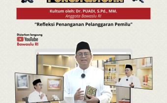 Bawaslu Lampung Tengah Ikuti Ngabuburit Pengawasan 2026 Edisi ke-7, Puadi Ajak Refleksi Penanganan Pelanggaran Pemilu