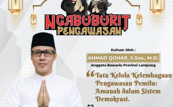 Bawaslu Lampung Tengah Ikuti Ngabuburit Pengawasan Bawaslu Provinsi Lampung, Perkuat Integritas Pengawasan Demokrasi di Bulan Ramadan