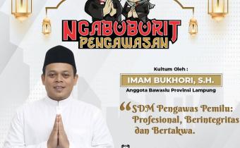 Bawaslu Lampung Tengah Ikuti Ngabuburit Pengawasan 2026, Perkuat Integritas dan Profesionalisme SDM Pengawas Pemilu