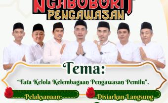 Bawaslu Lampung Tengah Ikuti Ngabuburit Pengawasan Bawaslu Tanggamus, Bahas Tata Kelola Kelembagaan Pengawasan Pemilu