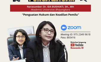 Bawaslu Lampung Tengah Ikuti Ngabuburit Pengawasan 2026 Edisi ke-10, Akademisi Bahas Penguatan Hukum dan Keadilan Pemilu