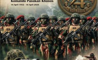 Bawaslu Lampung Tengah Ucapkan Dirgahayu ke-74 Komando Pasukan Khusus, Apresiasi Dedikasi Garda Senyap Untuk Negeri