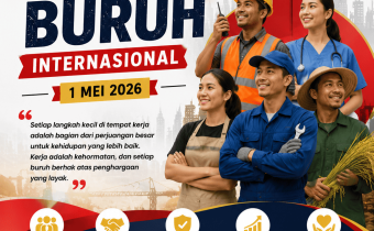 Hari Buruh 2026, Bawaslu Lampung Tengah Apresiasi Peran Strategis Pekerja